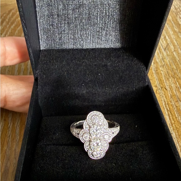 Neil Lane Jewelry - Neil Lane Artistry Lab-Grown Diamond Vintage-Style Engagement Ring 1-3/8 CTTW